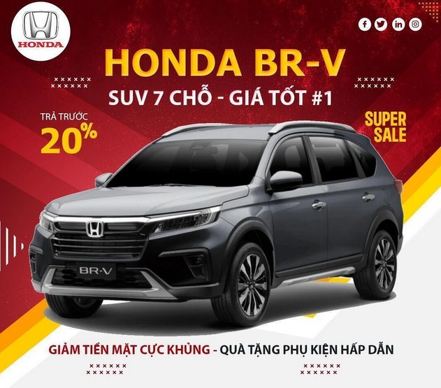 Giá Lăn Bánh Honda BR-V 2025