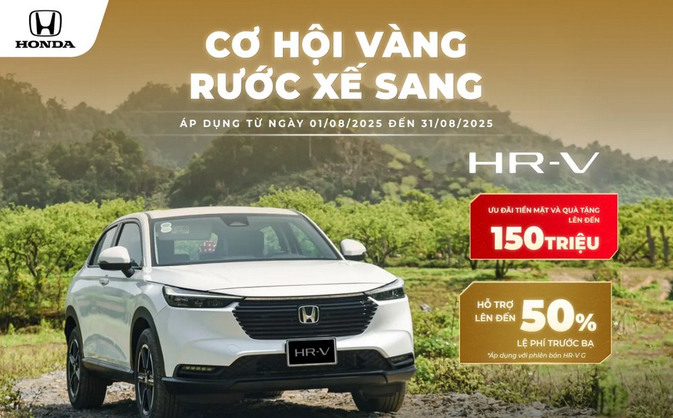 Giá Lăn Bánh Honda HR-V Tháng 8/2025