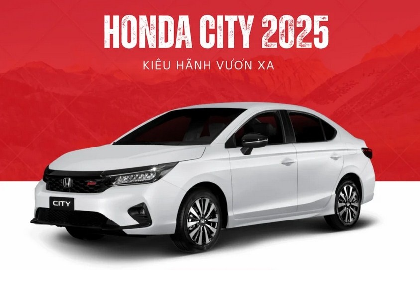 Giá lăn bánh Honda City 2025 tháng 10/2025